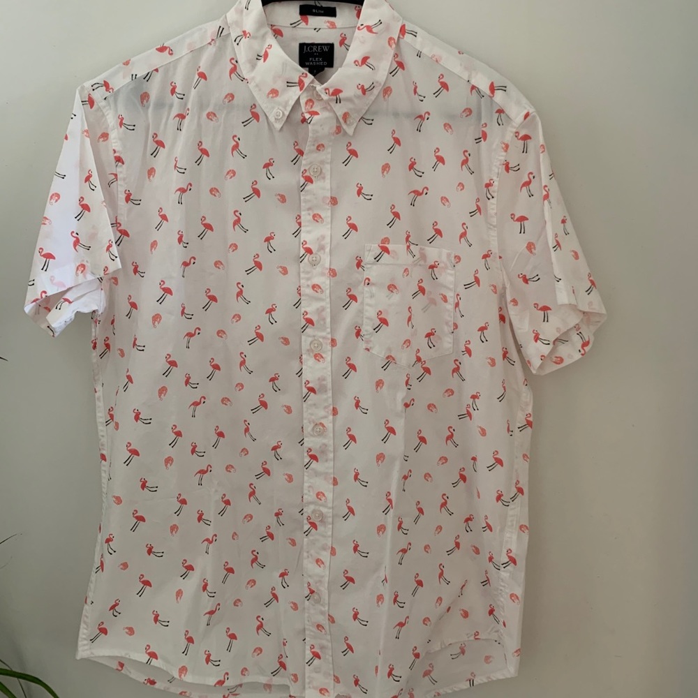 J Crew Flex Washed Short Sleeve